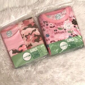 Girls Cotton Long Underwear Bundle